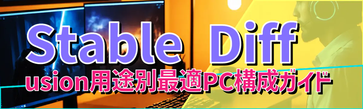 Stable Diffusion用途別最適PC構成ガイド