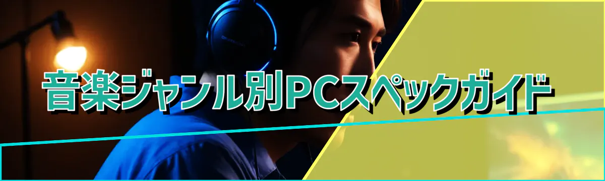 音楽ジャンル別PCスペックガイド