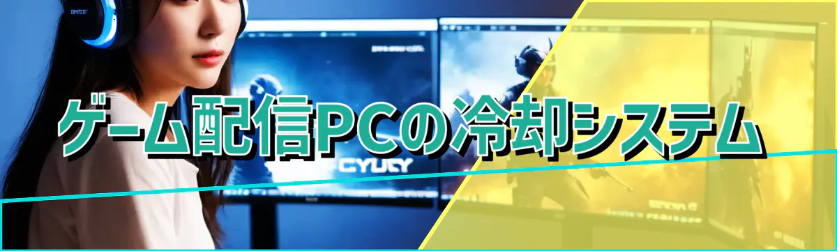 ゲーム配信PCの冷却システム