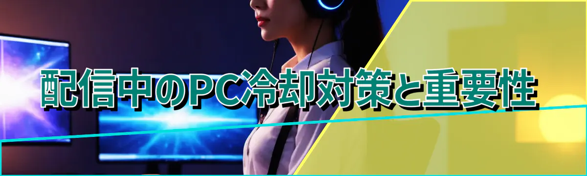 配信中のPC冷却対策と重要性