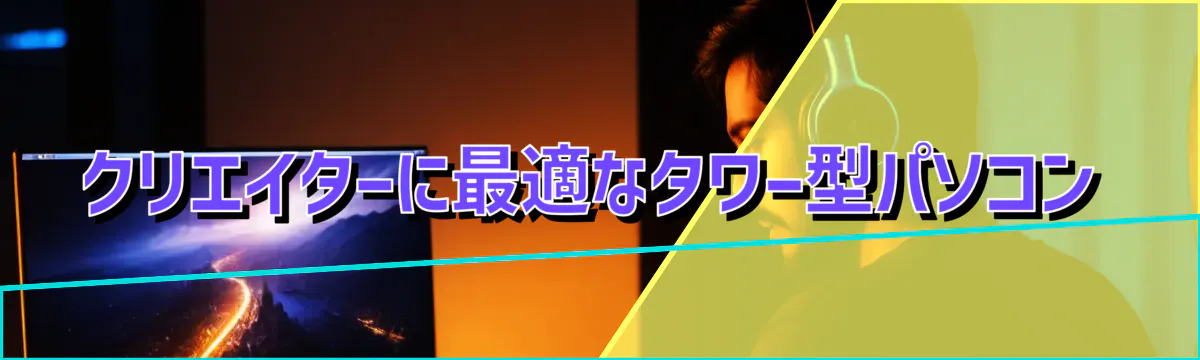 クリエイターに最適なタワー型パソコン