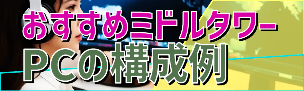 おすすめミドルタワーPCの構成例 
