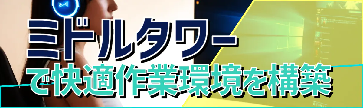ミドルタワーで快適作業環境を構築