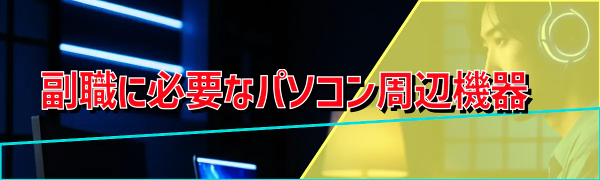副職に必要なパソコン周辺機器 
