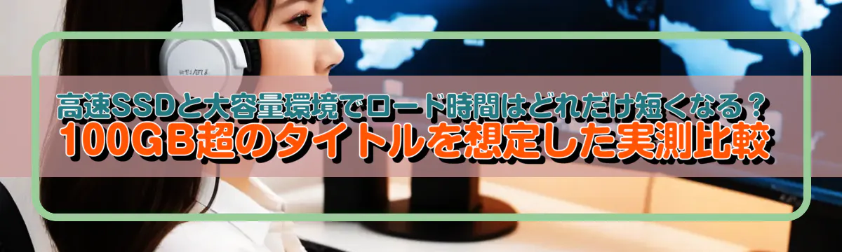 高速SSDと大容量環境でロード時間はどれだけ短くなる? 100GB超のタイトルを想定した実測比較