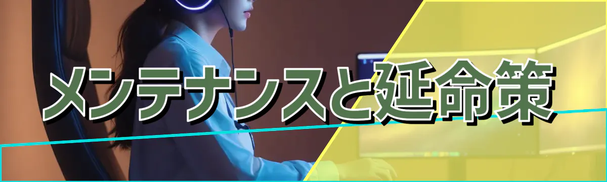 メンテナンスと延命策