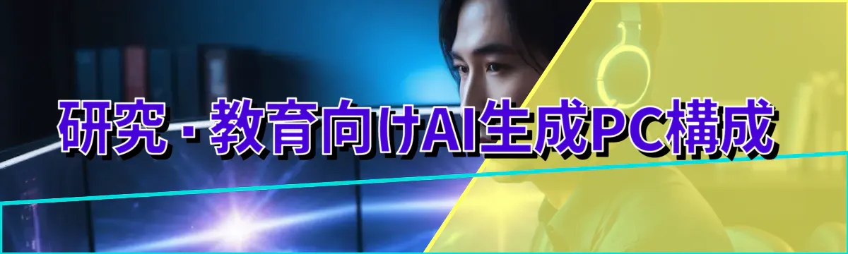 研究・教育向けAI生成PC構成
