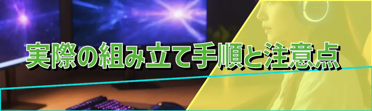 実際の組み立て手順と注意点