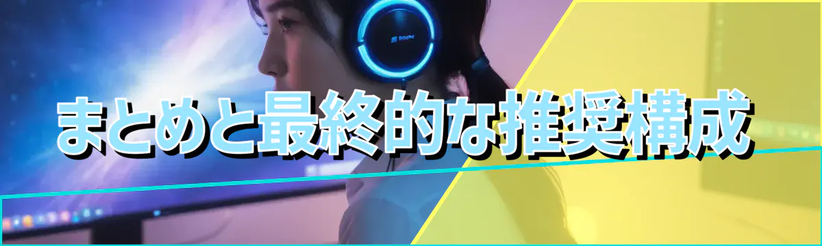 まとめと最終的な推奨構成