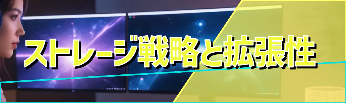 ストレージ戦略と拡張性