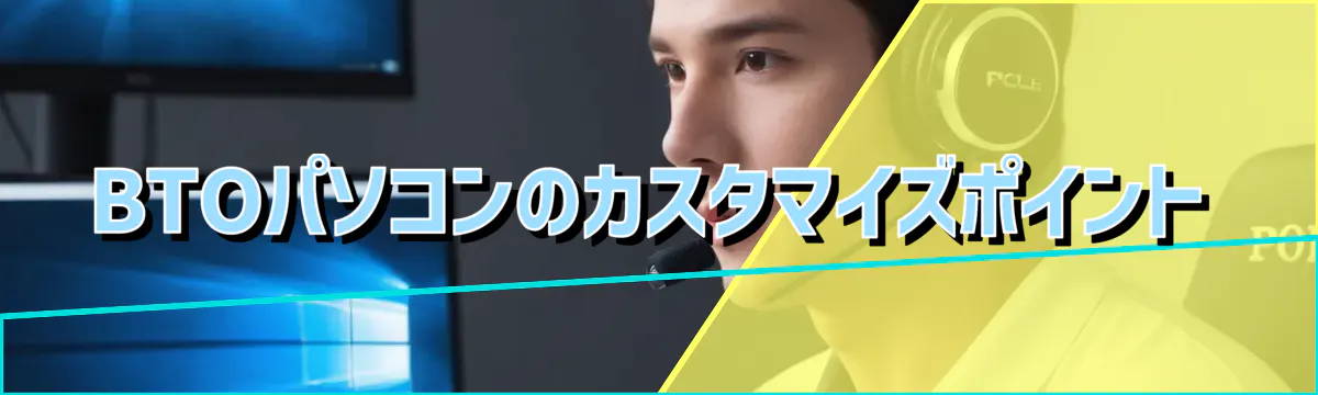 BTOパソコンのカスタマイズポイント