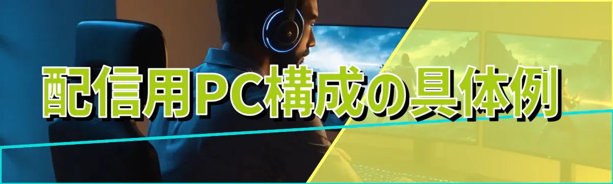 配信用PC構成の具体例