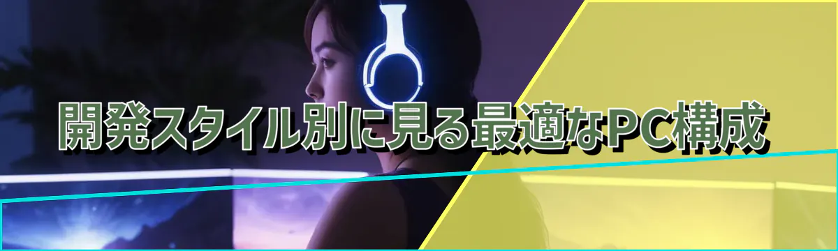 開発スタイル別に見る最適なPC構成