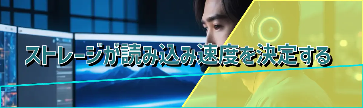 ストレージが読み込み速度を決定する